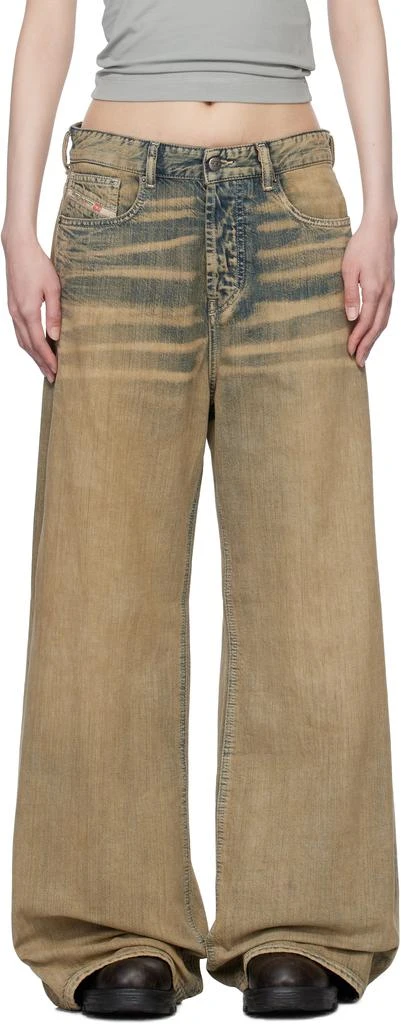 Diesel Tan Relaxed 1996 D-Sire 09l49 Jeans 1