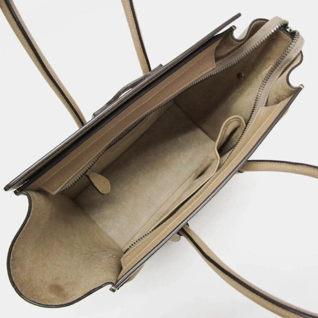 Celine Celine Beige Luggage Micro Shopper Leather Handbag 6