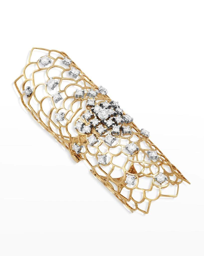 Staurino Moresca Armor 18k Rose Gold
Diamond Long Hinged Ring, Size 6 from Neiman Marcus