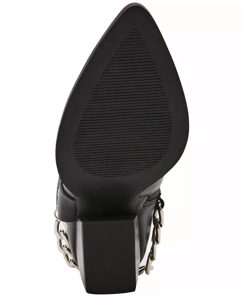 DV Dolce Vita Women's Keeler Harness Moto Engineer Chain Heeled Boots 5