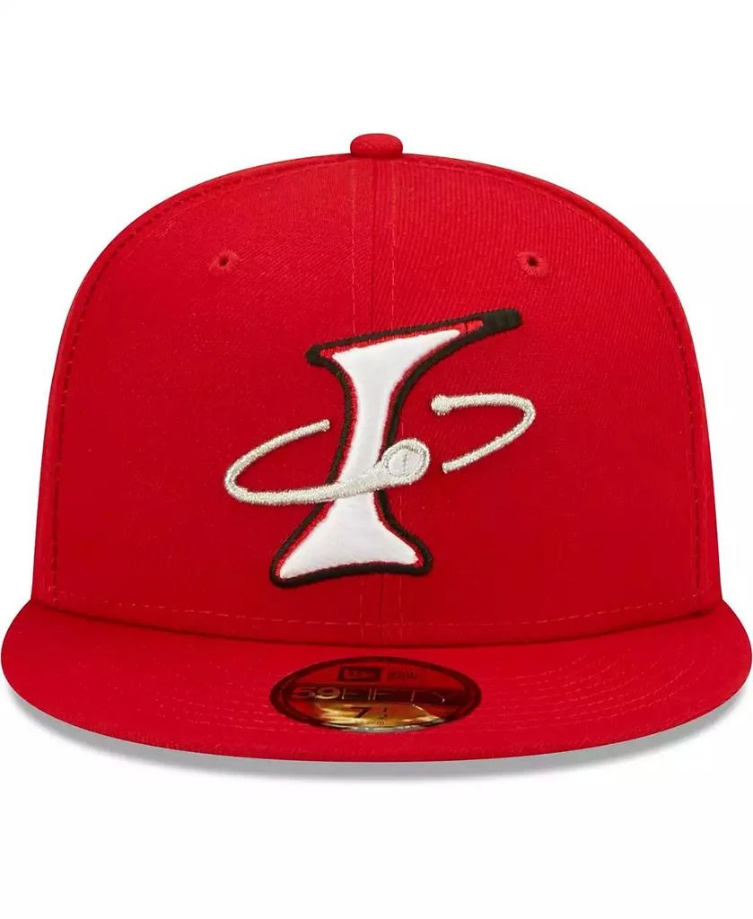 New Era Men's Red Albuquerque Isotopes Alternate Logo Authentic Collection 59FIFTY Fitted Hat 3