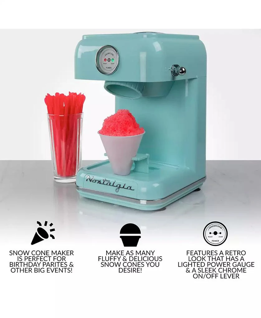 Nostalgia CLSC1AQ Classic Retro Snow Cone Maker 5