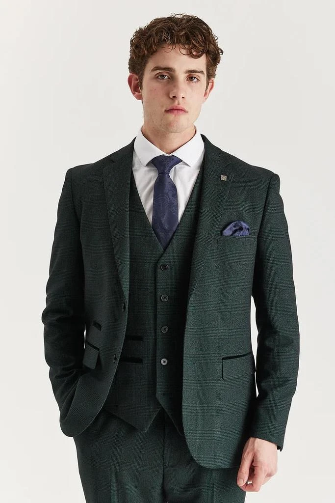 Paul Andrew Regent Checked Tailored Fit Blazer 1