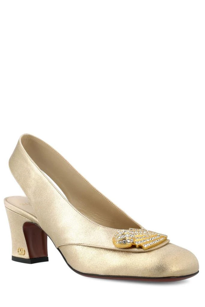 Valentino Valentino	Adamantine VLogo Signature Embellished Pumps 2