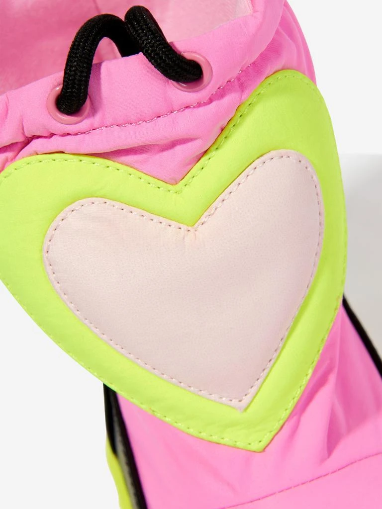 Stella McCartney Stella McCartney Girls Heart Snow Boots in Pink 3