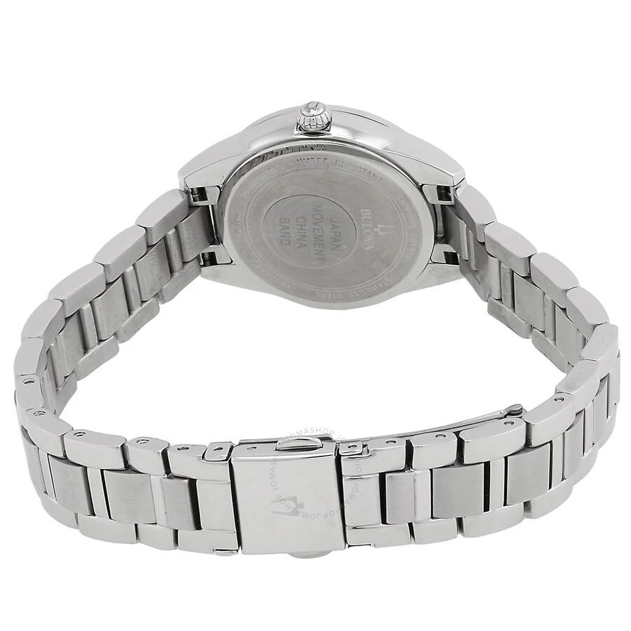 Bulova Sutton Quartz Diamond Blue Dial Ladies Watch 96P250 3