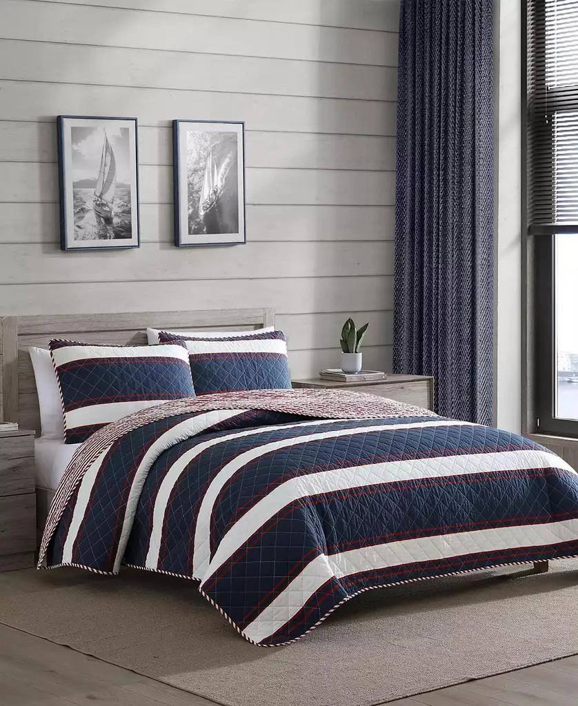 Nautica Wesley Reversible 2 Piece Quilt Set 2