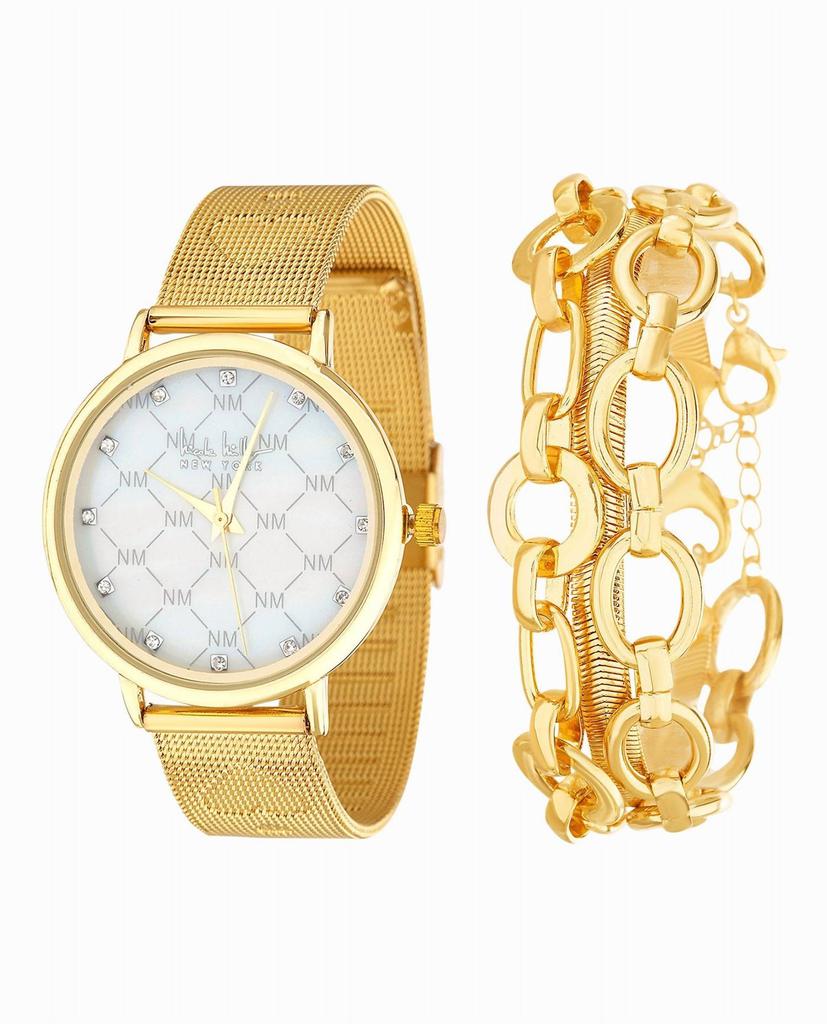 Nicole Miller Women's Stainless Steel Bracelet Watch - 35mm