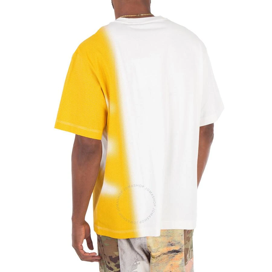 Burberry Ekd Two-Tone Crew Neck Cotton T-Shirt 3