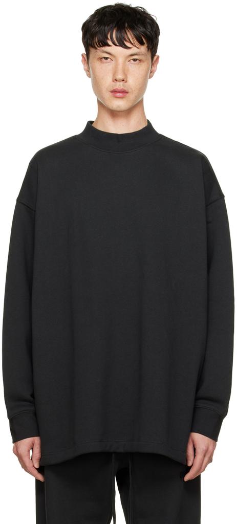 Fear of God ESSENTIALS Black Relaxed Sweatshirt