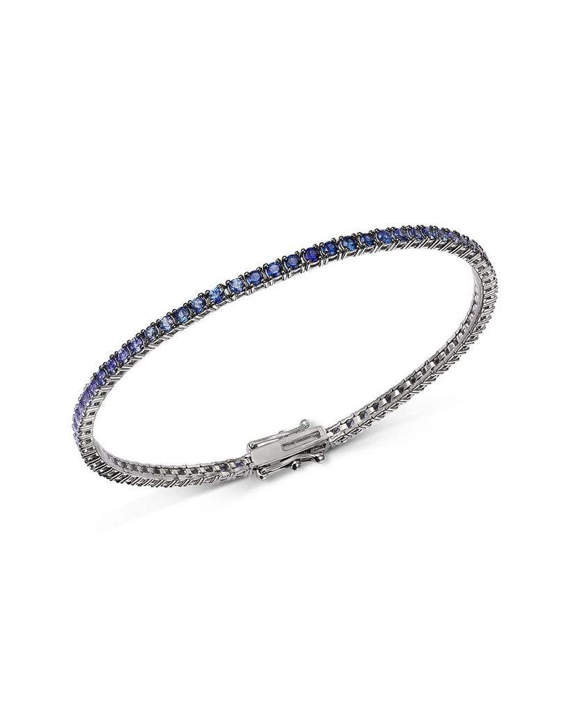 Bloomingdale
s Fine Collection Sapphire Ombré Tennis Bracelet in 14K White Gold 1