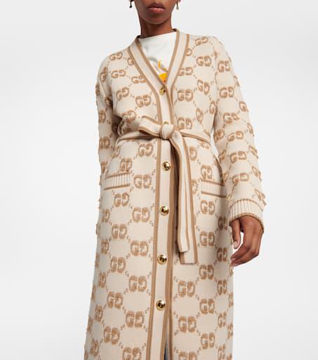 Gucci GG jacquard wool cardigan - T-Shirts - Free Shipping