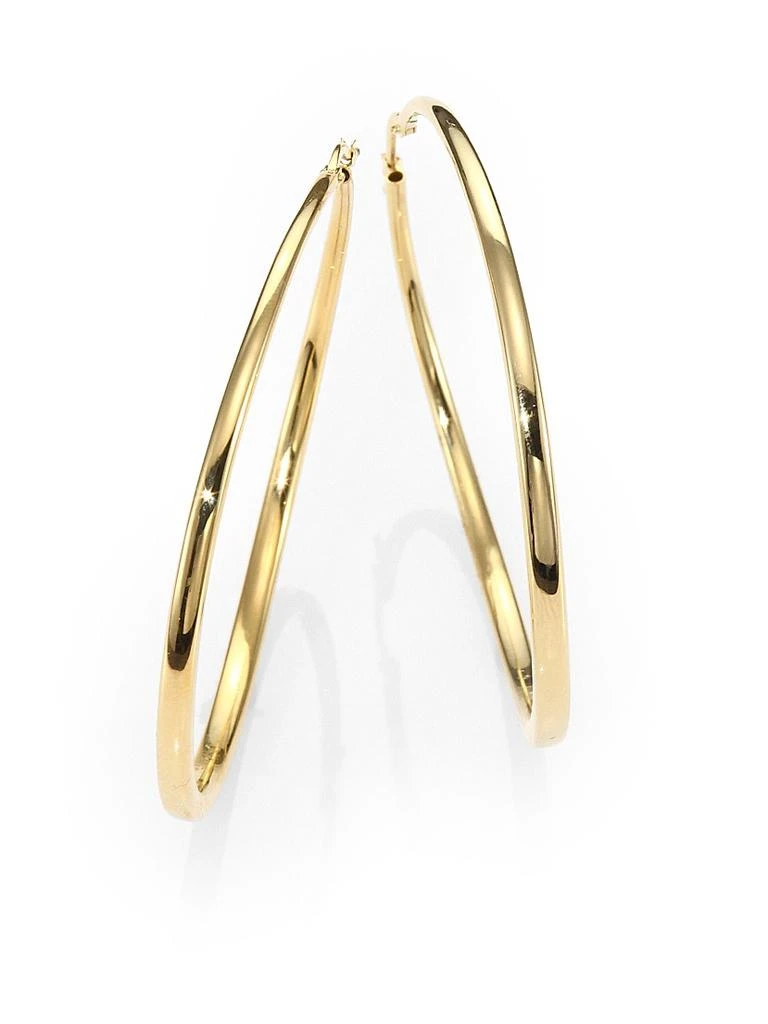 Roberto Coin 18K Yellow Gold Hoop Earrings/2.25"