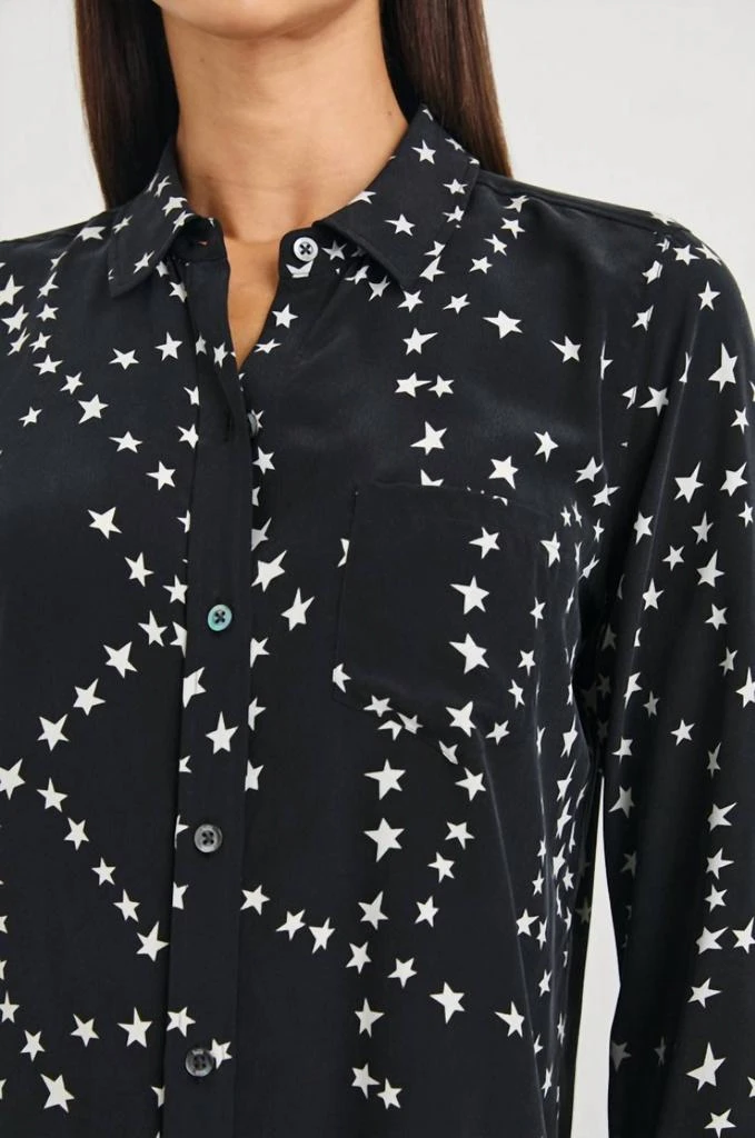 Rails Kate Button Down Shirt In Black Star Chains 2