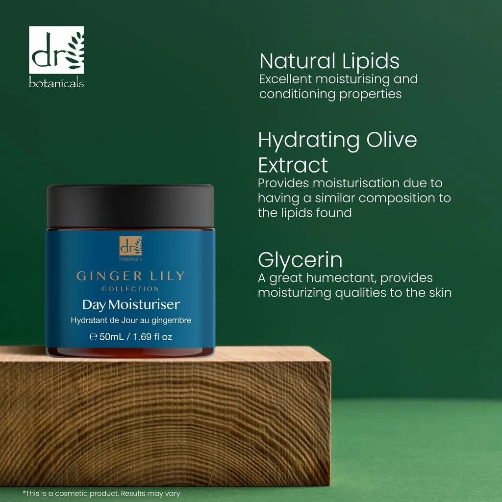 Dr. Botanicals Gingerlily Day Moisturizer 50ml Twin Value Savings Pack 6
