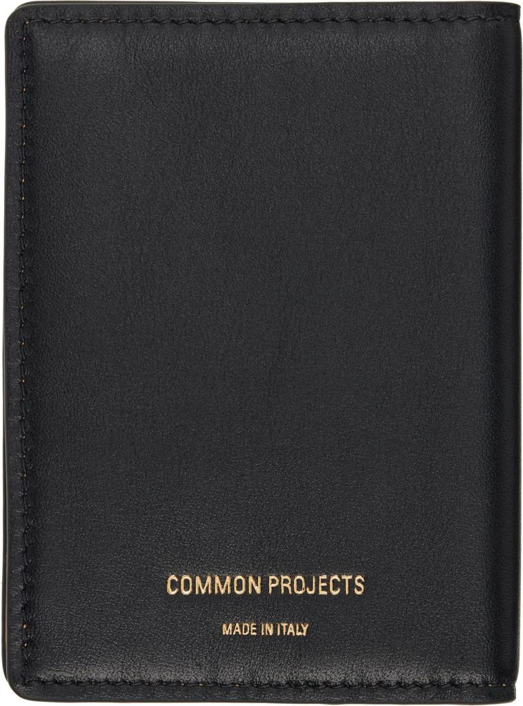 Common Projects Black Leather Card Holder 2