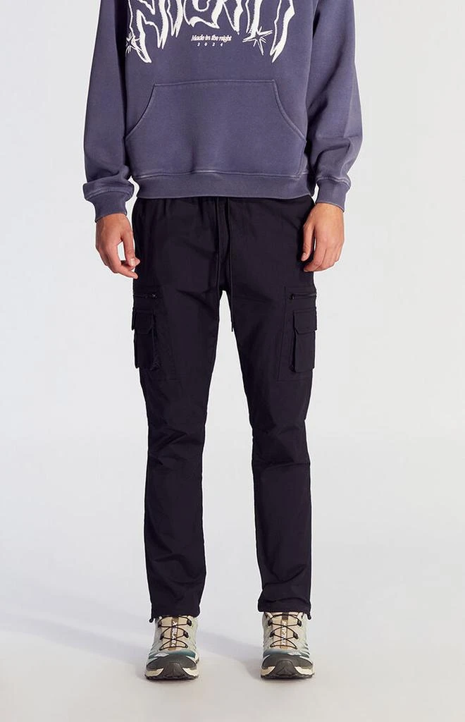 PacSun Stretch Black Slim Cargo Pants 3