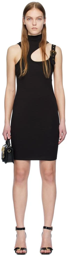 Versace Black Cutout Minidress 1