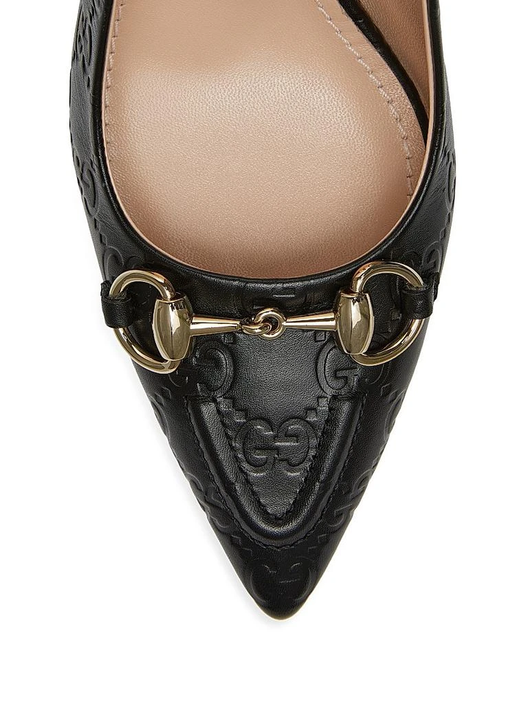 Gucci 80MM GG Horsebit Pumps 4