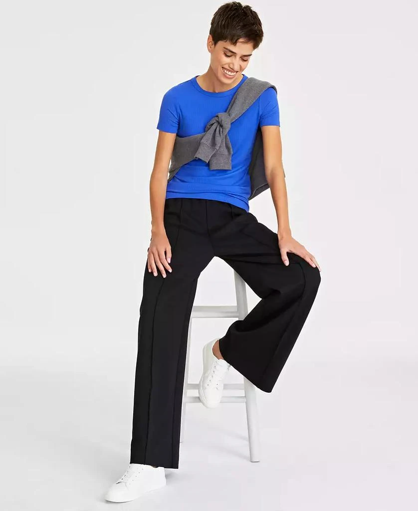 On 34th Trendy Plus Size Ribbed T-Shirt, Created for Macy’s 3