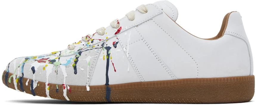 MAISON MARGIELA White Paint Replica Sneakers 3