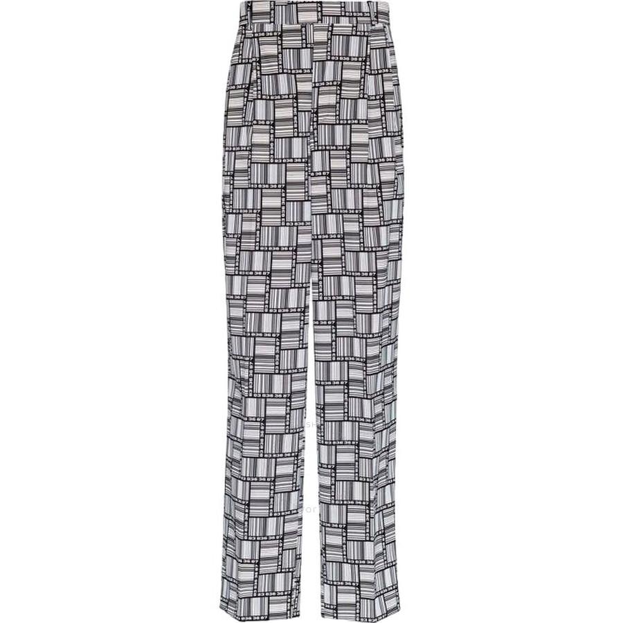 VTMNTS Men's Blk/White Barcode Monogram Tailored Pants