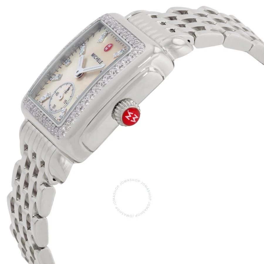 Michele Deco Mid Quartz Diamond Ladies Watch MWW06V000131 2