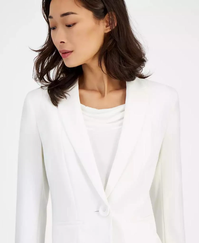 Kasper Crepe One-Button Blazer, Regular & Petite 2