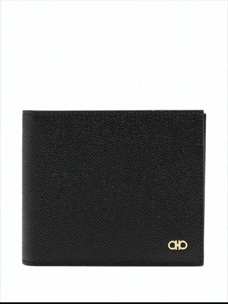 Salvatore Ferragamo Textured Calf Leather Bifold Wallet