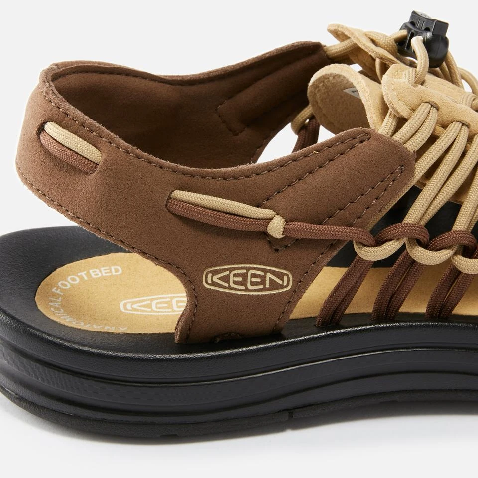 Keen KEEN MEN'S UNEEK SUEDE AND CORD SANDALS 4