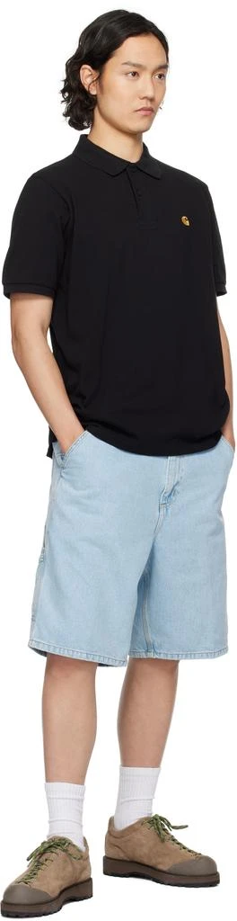 Carhartt WIP Black Chase Pique Polo 4