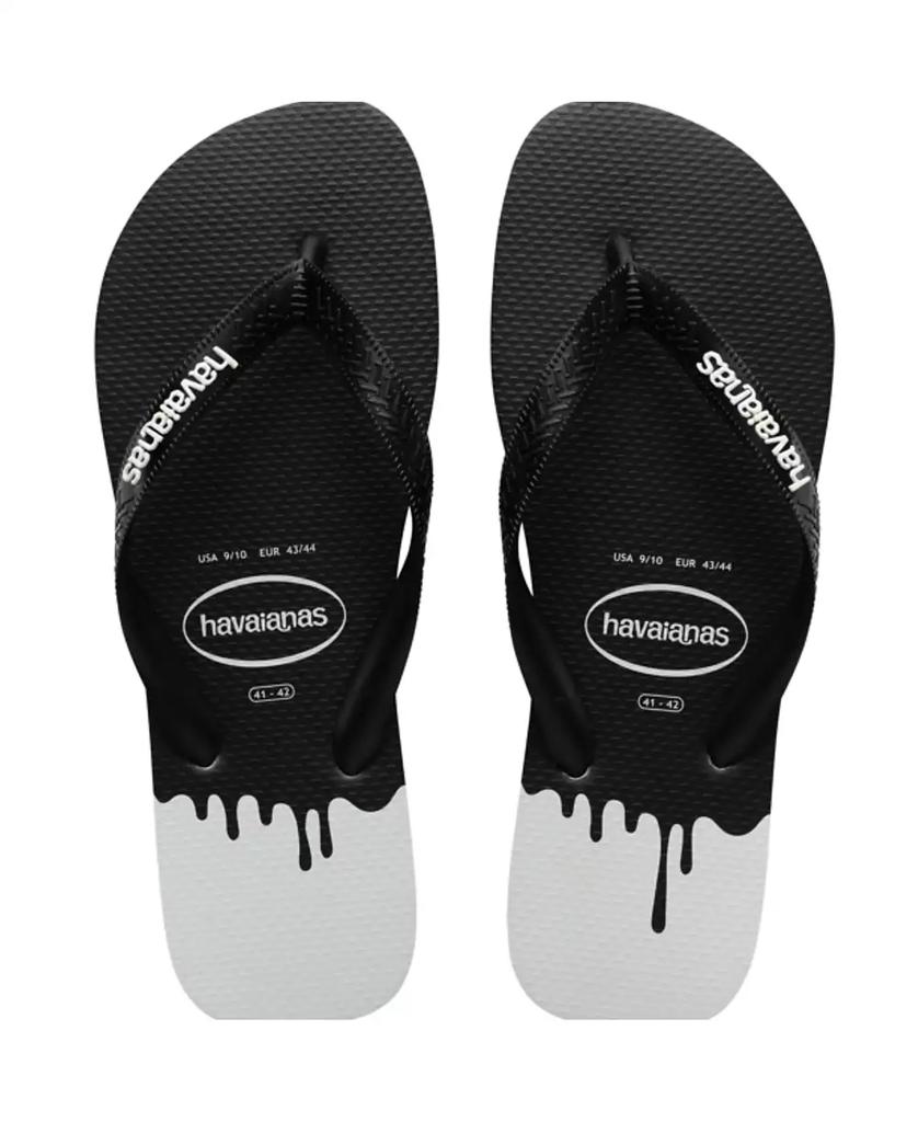 Havaianas Men's Top Ink  Pattern Flip-Flop Sandal