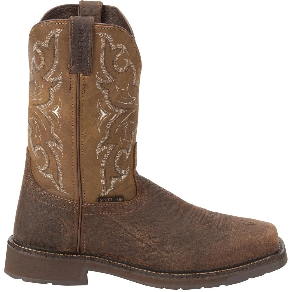 Justin Original Workboots Amarillo Cactus 11 inch Electrical Steel Toe Work Boots 1