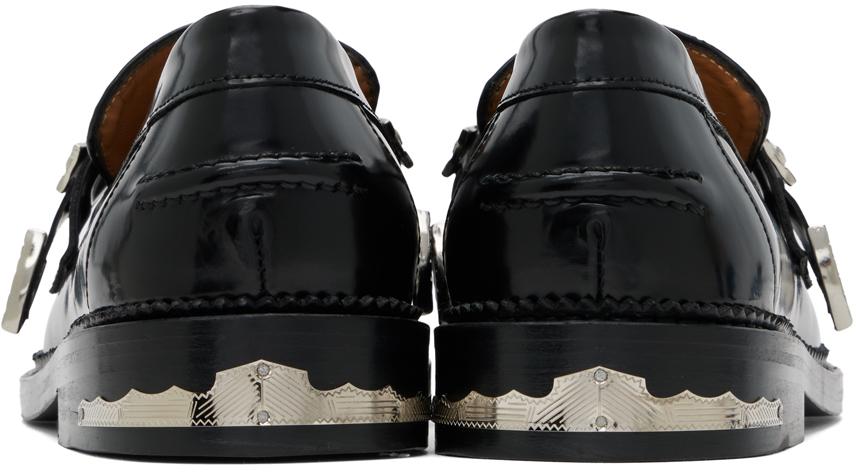 Toga Virilis Black Polished Loafers