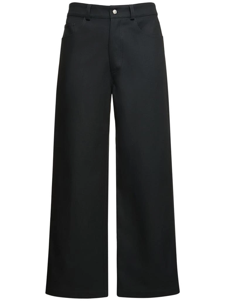 Nanushka Organic Cotton Twill Wide Jeans 1