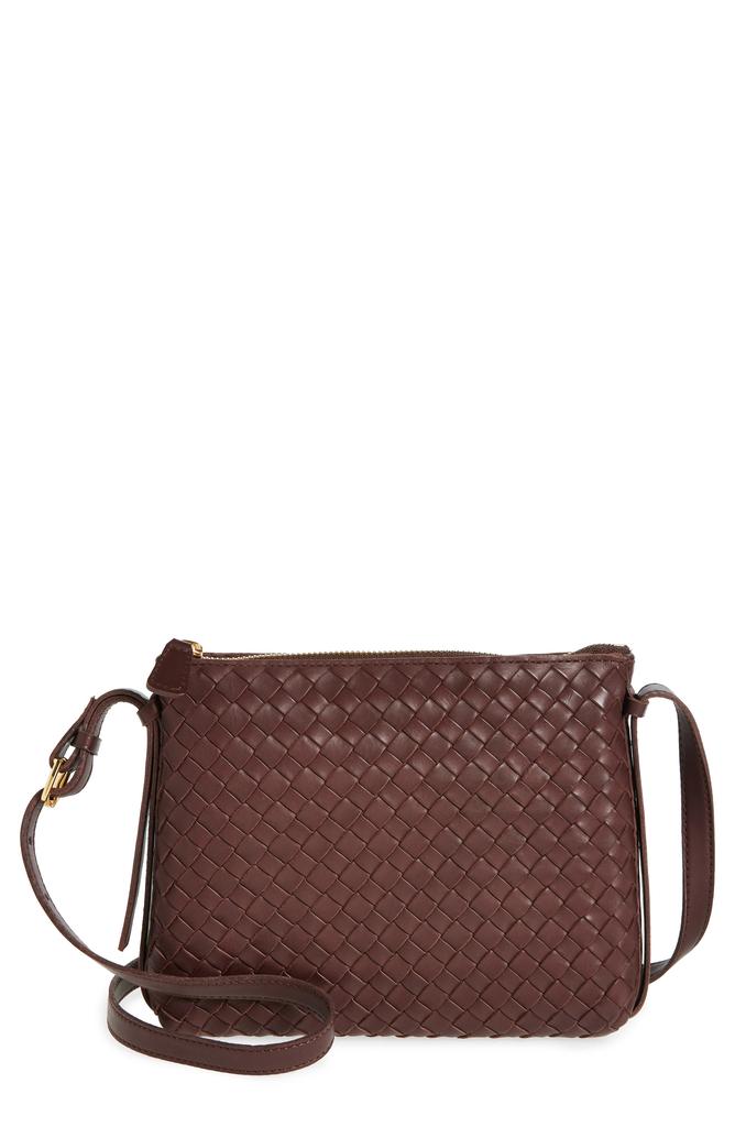 Madewell Woven Leather Crossbody Bag