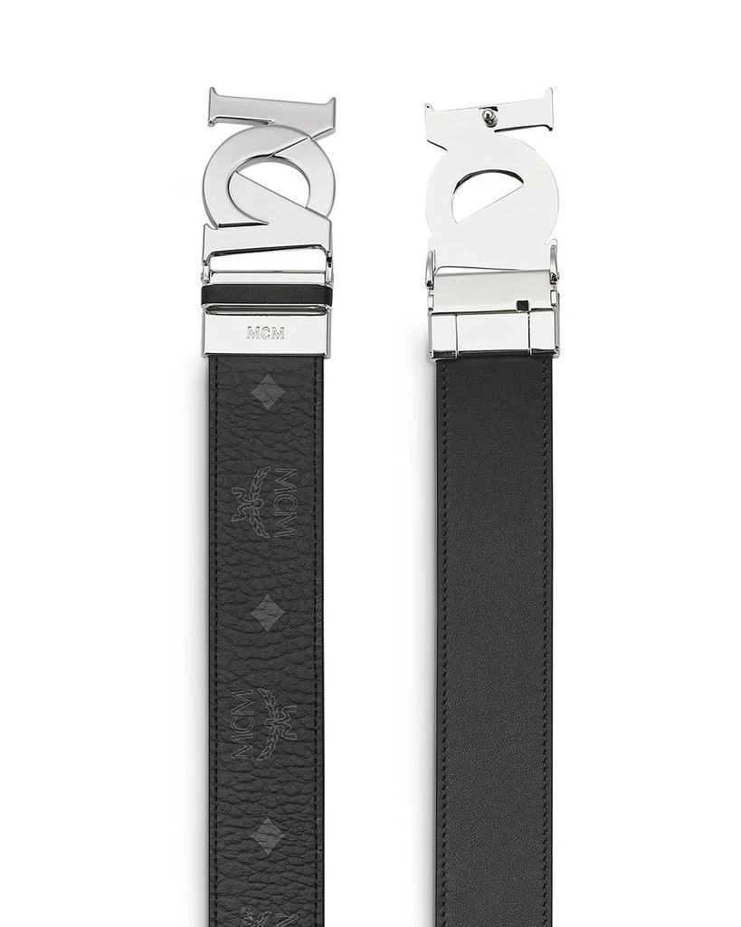 MCM Men's M Art Reversible Belt in Visetos 2