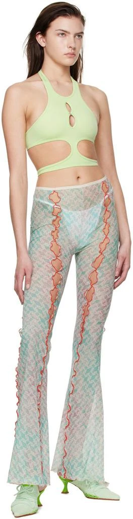 RUI SSENSE Exclusive Green Halter Sport Bra 4