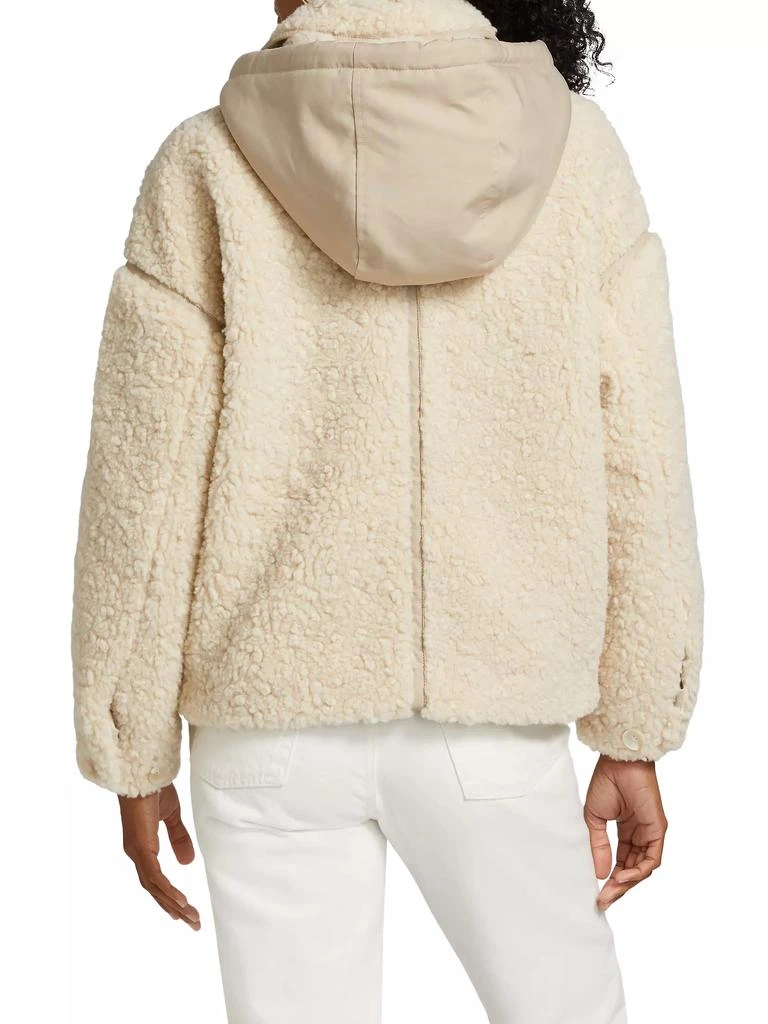 dh New York Kyle Faux-Shearling Hooded Jacket 5
