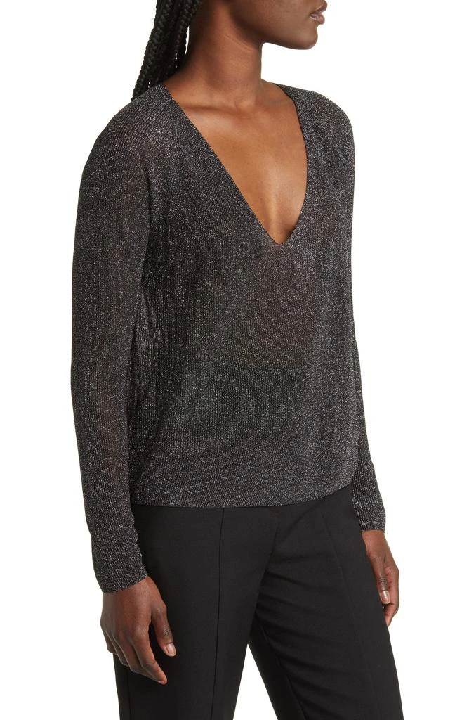 Mango Kling Jersey V-Neck Sweater 3