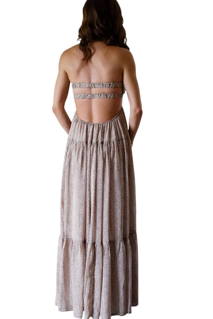 Sky To Moon Sky To Moon - Ditsy Floral Floral Twisted Maxi Dress 3
