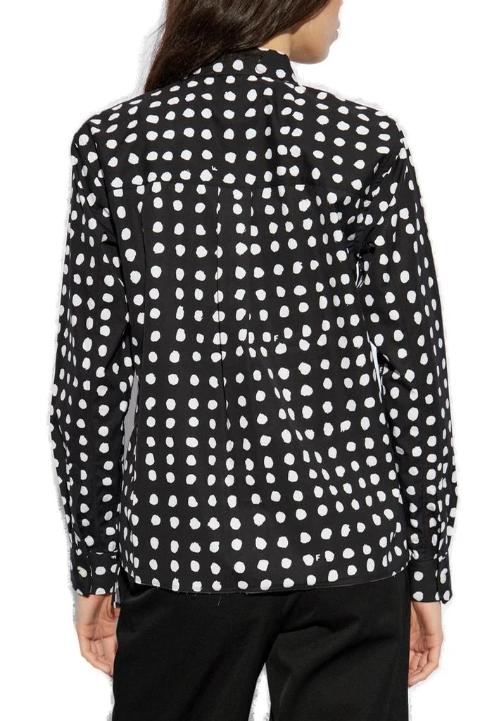 Black Comme des Garçons Black Comme des Garçons Polka Dot Long-Sleeved Shirt 3