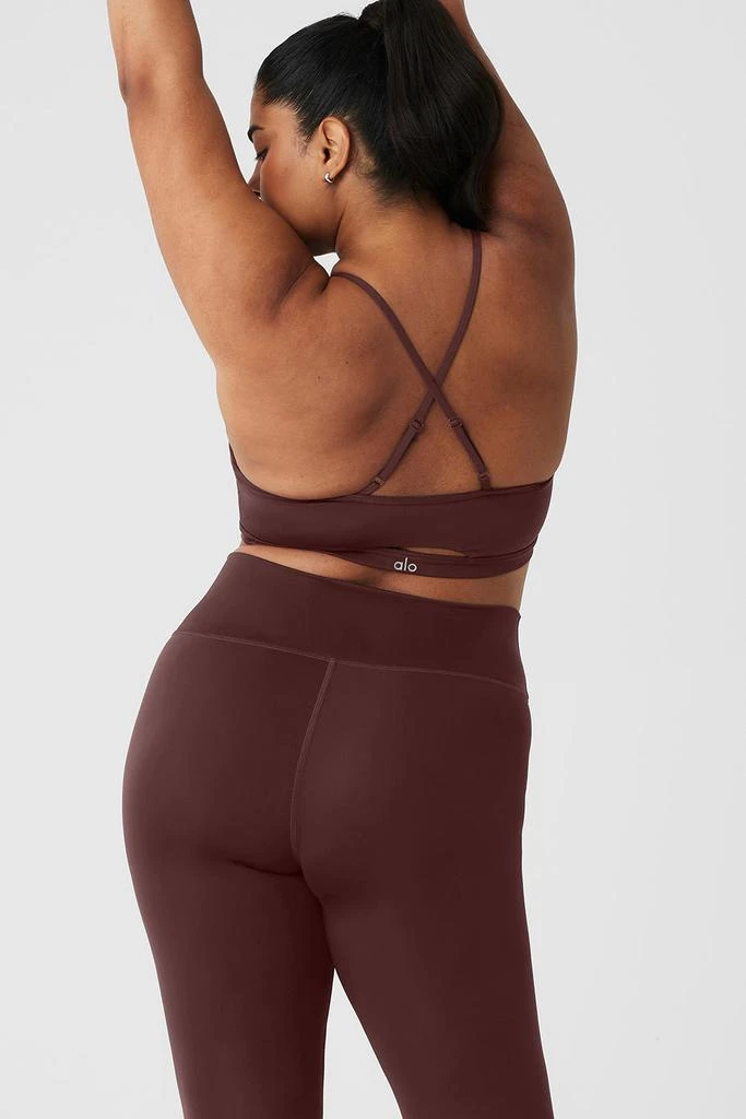 Alo Airlift Intrigue Bra - Cherry Cola 6