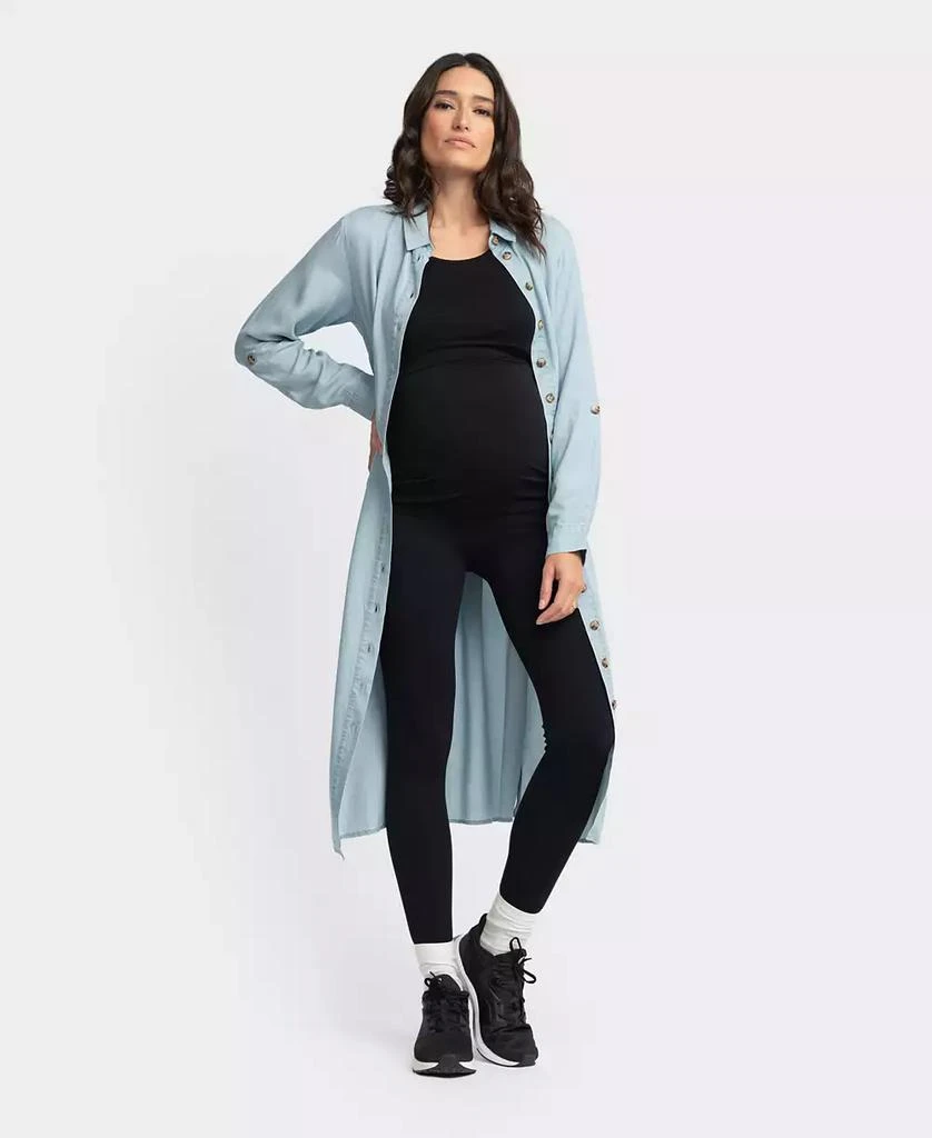 Seraphine Women's Maternity Denim Style Shirt Dress 2