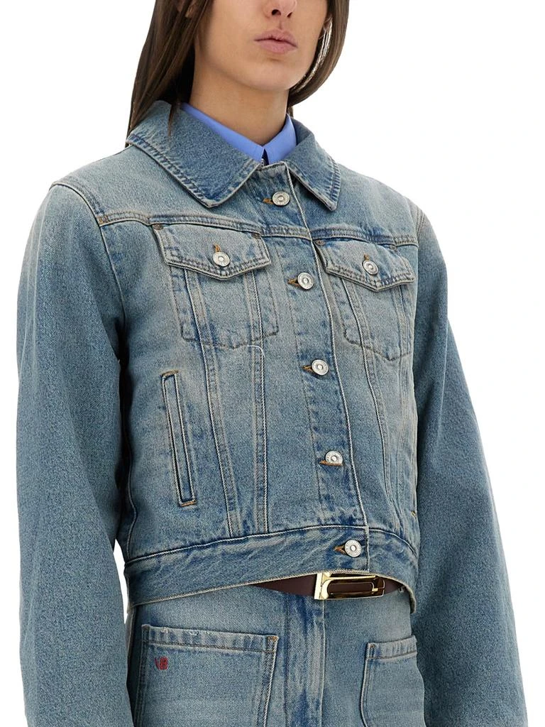 Victoria Beckham PADDED DENIM JACKET 4