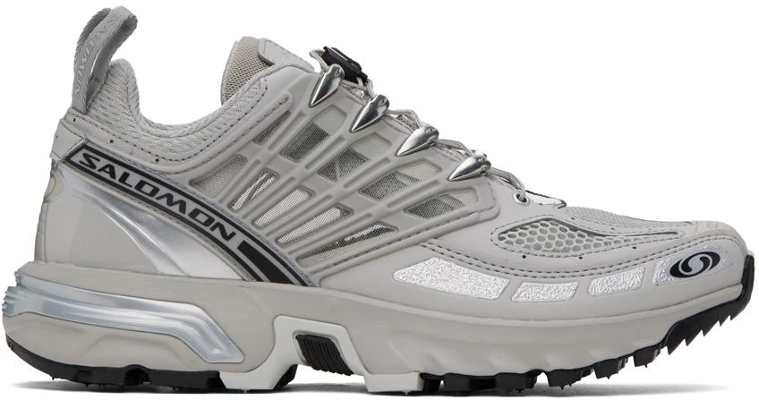 Salomon Gray & Silver Acs Pro Sneakers 1