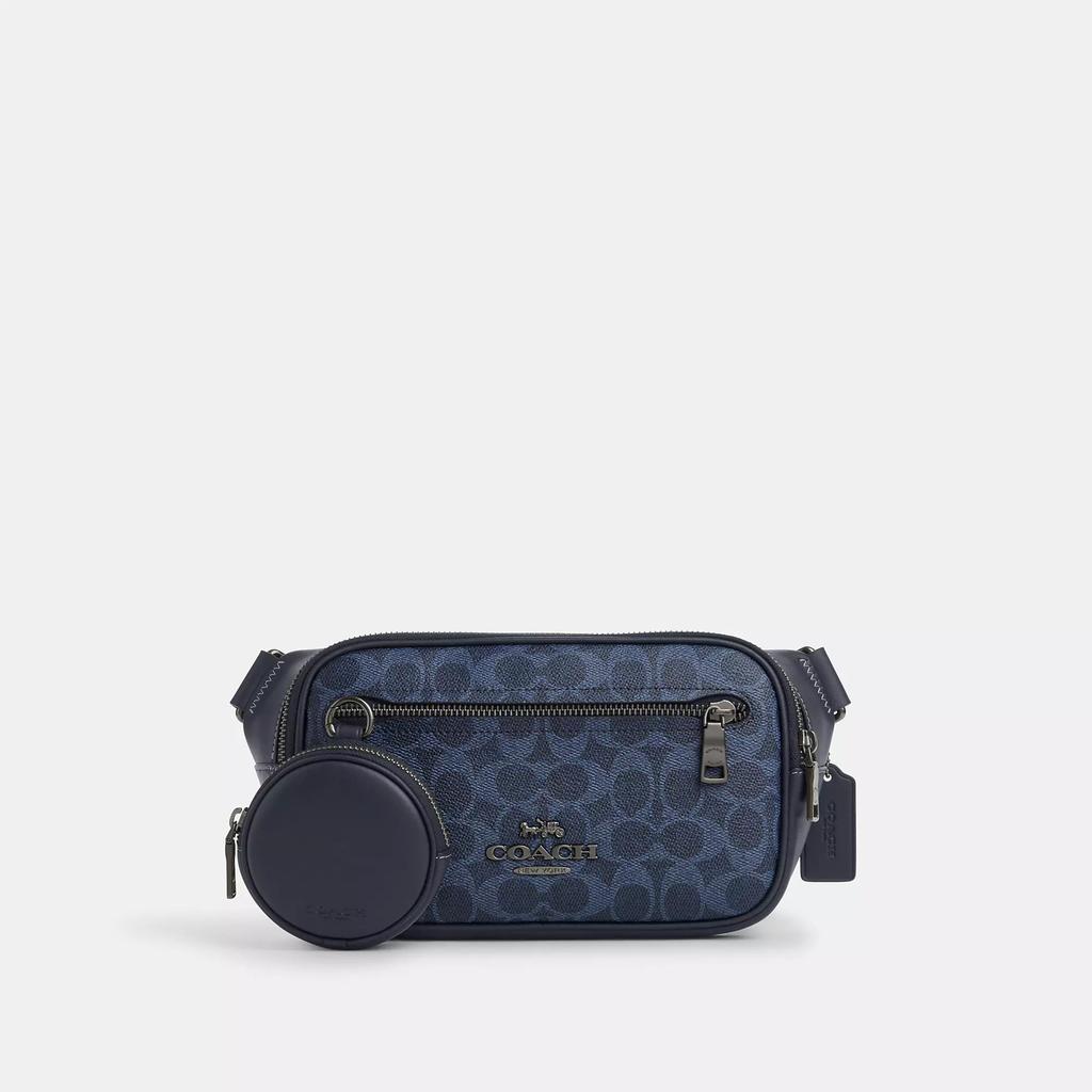 Coach Elias Belt Bag In Signature Canvas - Bags - Compare