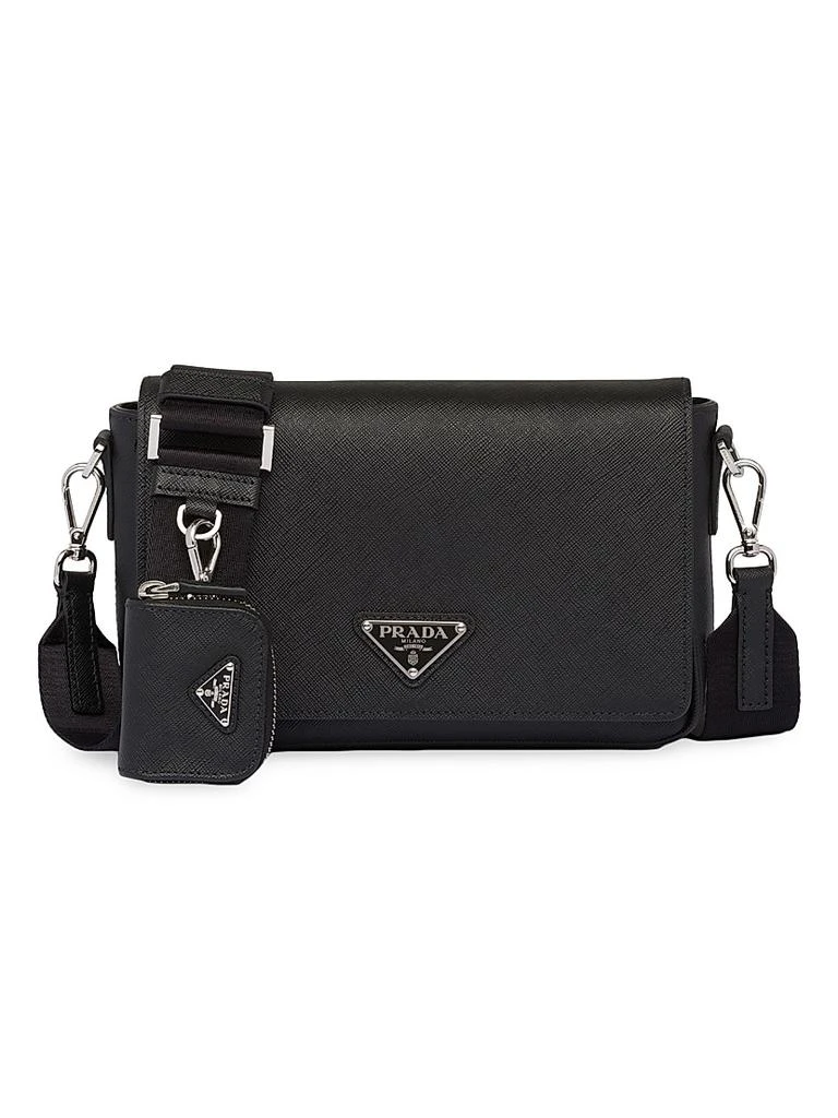 Prada Saffiano Leather Shoulder Bag 1