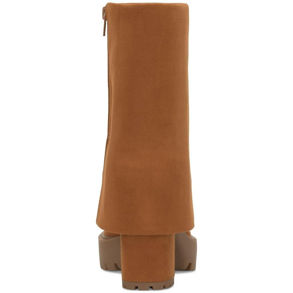 INC International Acelina Womens Faux Suede Cuffed Booties 2