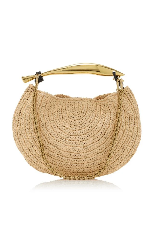 Bottega Veneta Bottega Veneta - Small Sardine Crocheted Raffia Bag - Neutral - OS - Moda Operandi 1